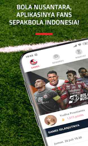 Bola Nusantara - Aplikasi fans sepakbola Indonesia 1