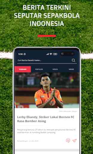 Bola Nusantara - Aplikasi fans sepakbola Indonesia 3
