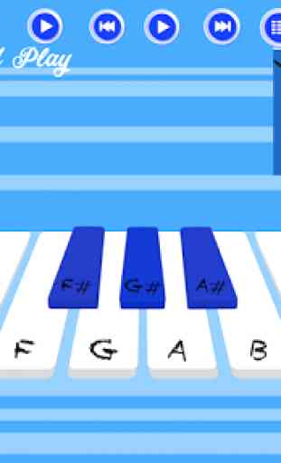 Boy Piano : Blue Piano 1