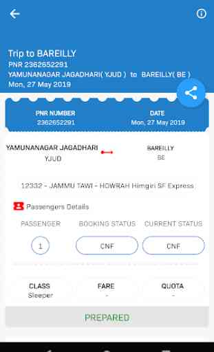 Egnize-Indian Rail Enquiry | IRCTC Ticket PNR 3