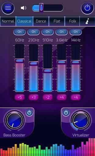 Equalizer, Bass Booster and Virtualizer 1