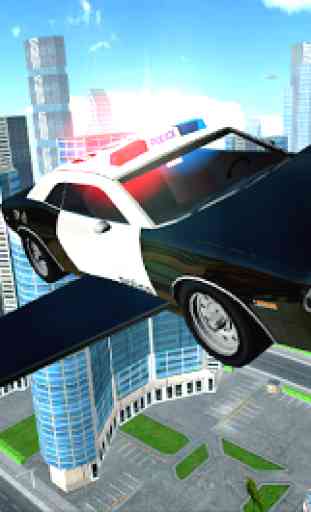 Flying Police Car Driving 1