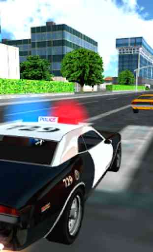 Flying Police Car Driving 4