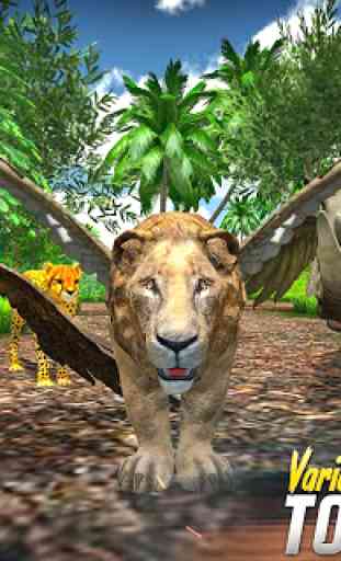Flying Wild Animal Survival Simulator 3