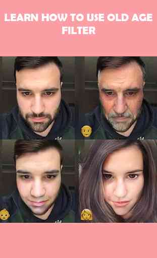 Guide Face Aging for Face App 1