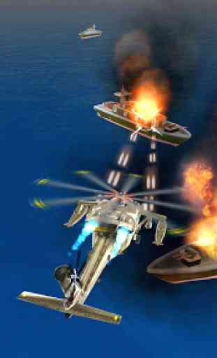 Helicopter Gunship strike 2 : Free Action Game 3