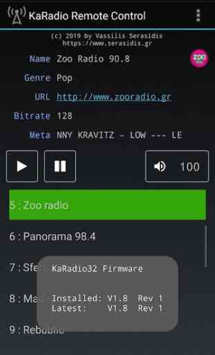 KaRadio Remote Control 4