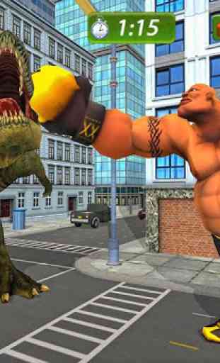 Monster Superhero vs Dinosaur Battle: City Rescue 2