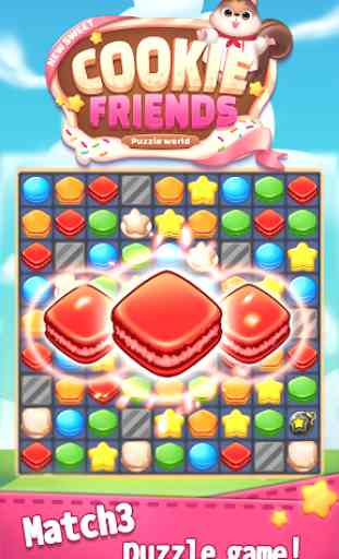 New Sweet Cookie Friends: Puzzle World 1