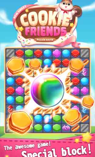 New Sweet Cookie Friends: Puzzle World 2