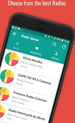 Radio Benin  - Music and News Radios 1