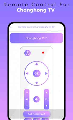 Remote Controller For Changhong TV 4