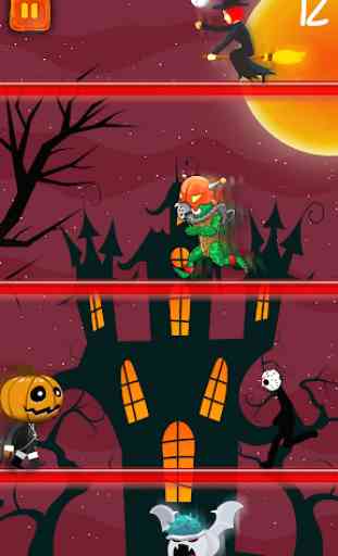 Scary Stickman Survival - Halloween Escape Jump 2