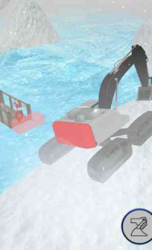 Snow Excavator Simulator: Crane Op Excavations 2