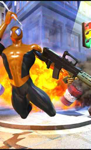 sparatutto ninja da supereroe : gangster crimine 3