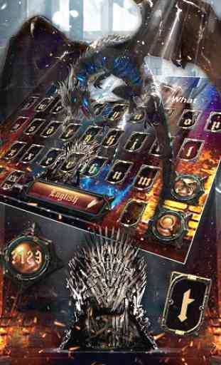 Thrones Conquest: Fire Dragon Keyboard 2