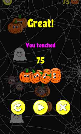 Touch Pumpkins Halloween. Juegos de niños 4