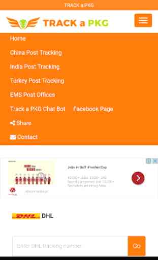 Track a PKG - Courier Package Shipment Tracking 2