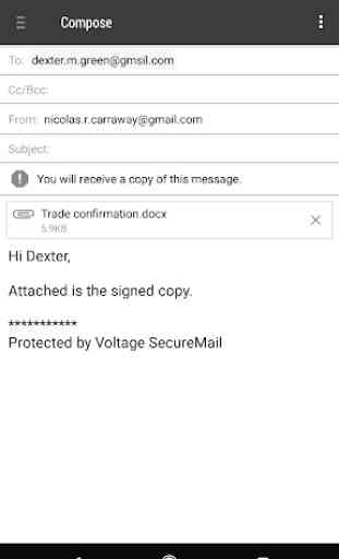 Voltage Mail for BlackBerry 2