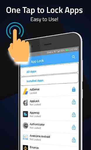 AppLock Pro 2018 - Blocco app telefono 1