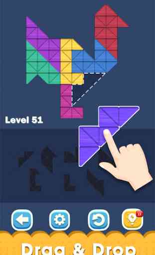 Block Hexa - Triangle Puzzle 1