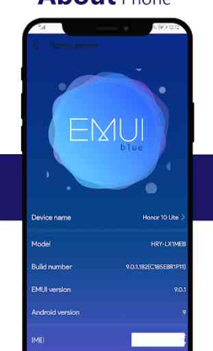 Blue Theme for Huawei / Honor 4