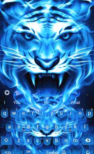 Blue Tiger Tiger Tastiera 1