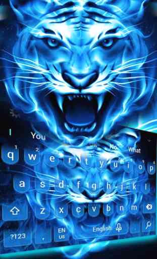Blue Tiger Tiger Tastiera 2