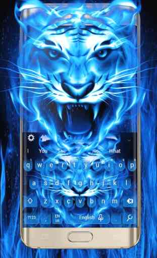 Blue Tiger Tiger Tastiera 3