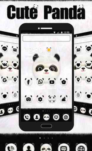 Carina panda tema Cute Panda 3