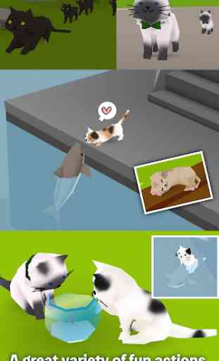 Cats and Sharks: 3D game 2