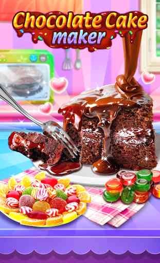 Chocolate Cake - Sweet Desserts Food Maker 4