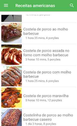 Comida & Receitas americanas grátis em portuguesas 2