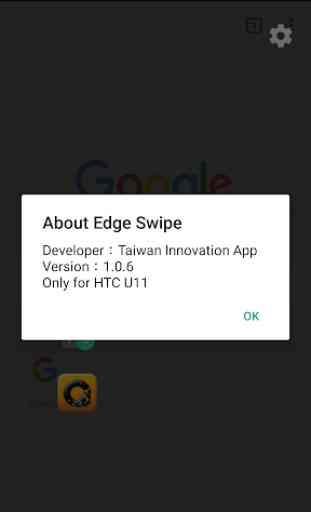 Edge Swipe - for HTC U11/U11+ 3