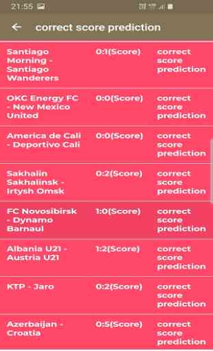 fixed matches correct score prediction 2