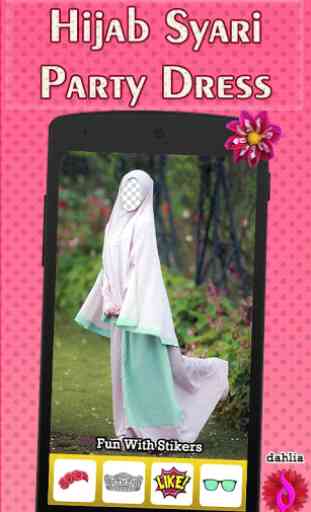 Hijab Syari Party Dress 3