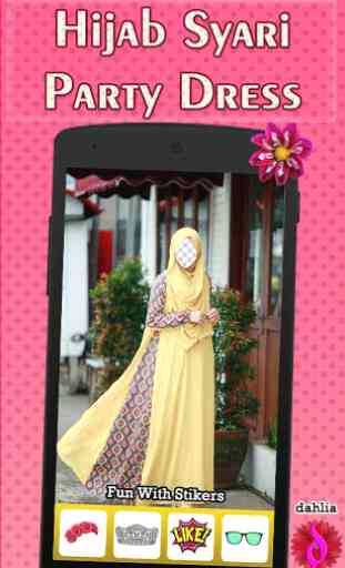 Hijab Syari Party Dress 4