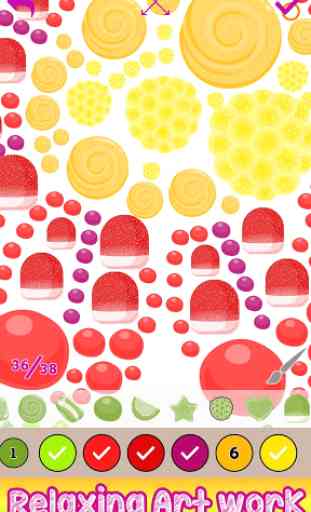 Jelly Art - Paint by Number, Jellies Puzzle Game 2