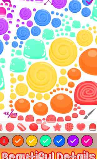 Jelly Art - Paint by Number, Jellies Puzzle Game 4