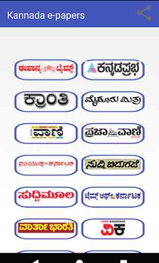 Kannada e-news papers 1