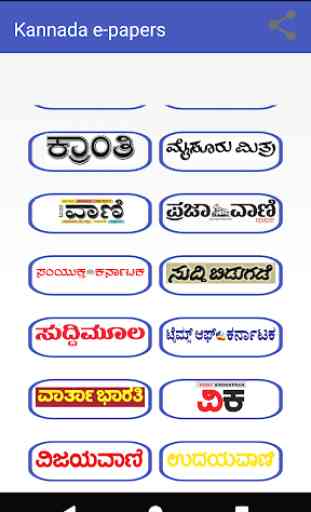 Kannada e-news papers 2