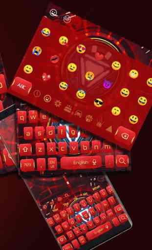 Live Red Reactor Launcher Keyboard 3