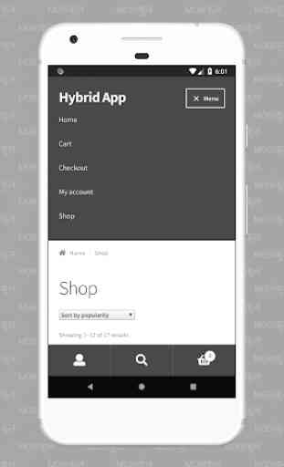 Mobile Hybrid Application for WooCommerce 3