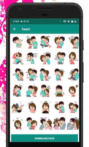 New Love Couple WASticker for WhatsApp 2