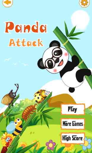 Panda Attack: Slide & Throw Bugs 1