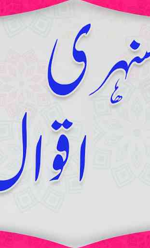 Sunehri Batain Urdu Aqwal (Sunehri Alfaz) 1