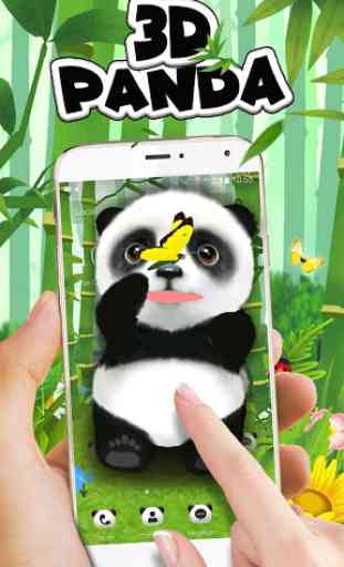 Tema 3D Panda carino 1
