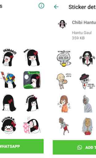 WA Sticker Hantu Gaul for Whatsapp 3