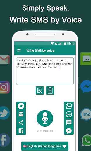 Write SMS by Voice 1