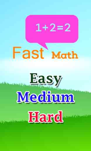 Math rapida - Allena la mente! Un Freaking Math Puzzle veloce gioco gratuito per bambini 1